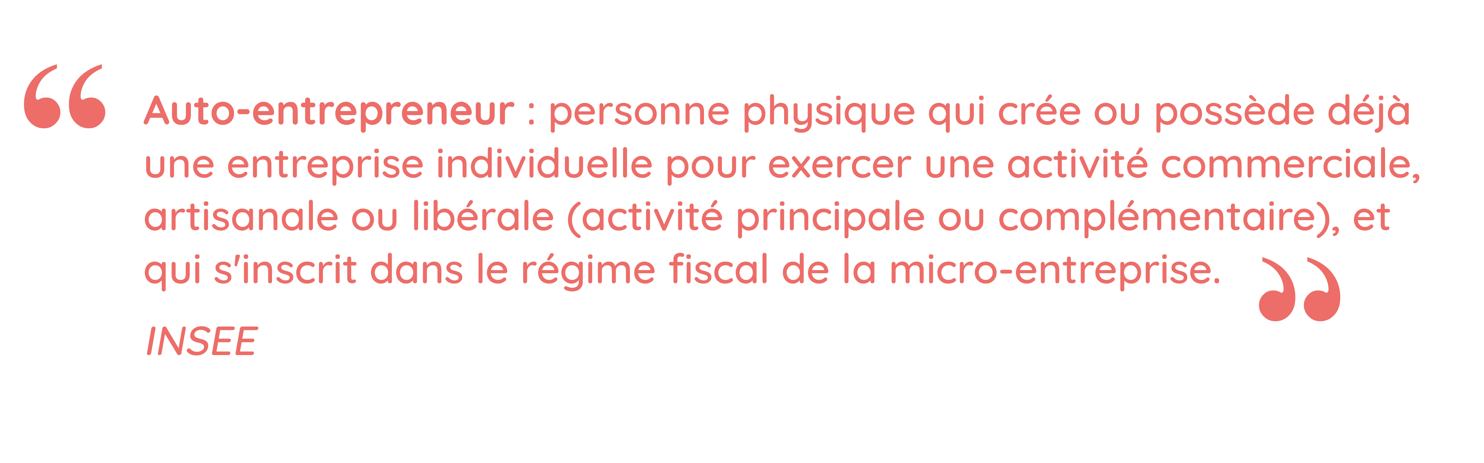 Définition de l'auto entrepreneur et du statut d'autoentrepreneur